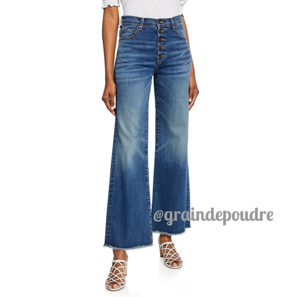 Veronica Beard Kirra Flood Length Button Fly Jeans - Picture 2 of 5